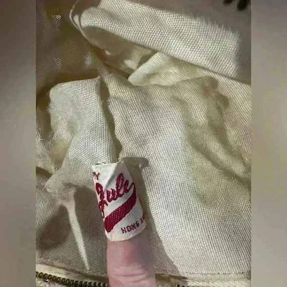 Vintage/Authentic 1960’s Macrame Beaded Fringe Boho Bag -Oh the stories - Picture 9 of 9